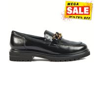 Pod Tate Zapatos De Cuero Para Mujer Mocasines Semi Formales Negros