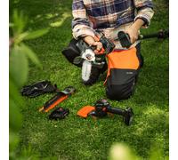 Podadora a batería husqvarna aspire p8x-p4a kit 18v 13 cm longitud espada con tensor de cadena sin herramientas