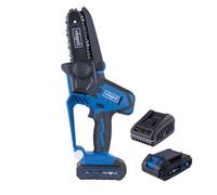Podadora batería de litio 20V Bar 5 2x2.0Ah Scheppach c-ps100-x