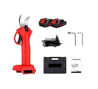 Podadora eléctrica inalámbrica de 1000 W, cizalla manual, 4 velocidades, cortadora de ramas, herramienta de paisajismo, batería de 18 V(2 Battery EU Plug)