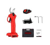 Podadora eléctrica inalámbrica de 1000 W, cizalla manual, 4 velocidades, cortadora de ramas, herramienta de paisajismo, batería de 18 V(1 Battery Plug)