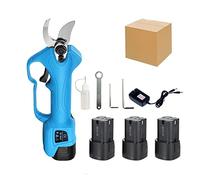 Podadora Electrica, Podadora inalámbrica de 16,8 V, tijeras podar iones litio, eléctricas eficientes, ramas for bonsái, herramientas jardín SC-8603(Three batteries(BOX))