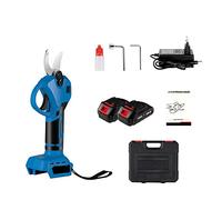 Podadora Electrica, Tijeras Inalambricas, 1280w, 30mm, Recargable, Herramienta for Poda De Ramas Arboles Frutales, Bonsais, Bateria 18v(2 Battery EU Plug)