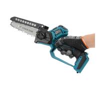 Podadora inalámbrica 2 en 1 para Makita batería de 18 V (sin batería), mini motosierra de 6/8 pulgadas con barra telescópica de 2,44 m, sierra de podar para podar árboles y cuidado del jardín