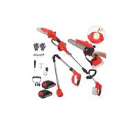 Podadora Inalámbrica Y Motosierra Inalámbrica De 6 Pulgadas 2 En 1 500W | Sierra Podadora Eléctrica Telescópica,Barra De Extensión De 135 Cm, Podar Árboles Patio De Jardín