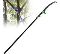 Podadora telescópica de árboles, poste de aleación de aluminio, cortador de ramas extensible de 12 pies, podadora de jardín resistente para ramas altas