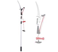 Podadora telescópica de árboles, Sierra de poda Extensible en Altura, Sierra de Ramas para jardinería, podadoras, Cortador, Herramientas para Recortar Ramas y Hojas