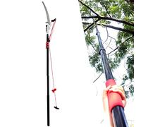 Podadora telescópica de árboles, sierra de poste extensible, herramienta de | Podadora telescópica para árboles con potente hoja de corte para ramas altas y mantenimiento del jardín