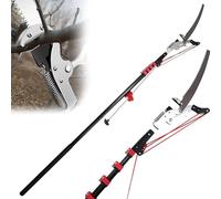 Podadora telescópica de árboles, sierra pértiga, extensible, podadoras for podar y recortar ramas hojas(24ft)