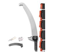 Podadora Telescópica De Largo Alcance Para Podar Árboles: Sierra De Podar Extensible Y Ligera Para Ramas Altas, Hoja Afilada, Ideal Para El Mantenimiento De Jardines Y Patios.,7.5m