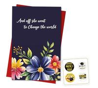 Podagree Ambiciosa tarjeta de felicitación de graduación, regalo para graduado, marido, esposa, pareja, hijo, hija, amigo, hermana, hermano, ocasión especial, celebración de logros, mensaje