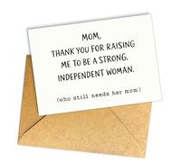 Podagree Divertida tarjeta de agradecimiento para mamá, saludo humorístico para el día de la madre, cumpleaños o simplemente porque sí, perfecta para mujeres fuertes e independientes que todavía