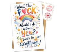 Podagree Divertida tarjeta de agradecimiento - What Would I Do Without You, tarjeta de felicitación humorística, tarjeta de mejor amigo, tarjeta de agradecimiento, tarjeta de agradecimiento por todo