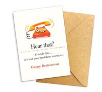 Podagree Hear That? It's Not Your Problem Anymore Divertida tarjeta de jubilación - Tarjeta de jubilación feliz regalo para compañeros de trabajo, jefe, profesor, enfermera, amigo, colega, tarjeta de