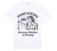 Podcasting Porque el Asesinato es un Crimen Verdadero Comfort Colors Adult Heavyweight T-Shirt