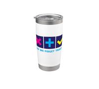 ¿Podemos comerciar con la ansiedad? Squishy Trading Cube Sugar Sand Gumdrop Vaso térmico de acero inoxidable de doble pared