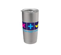 ¿Podemos comerciar con la ansiedad? Squishy Trading Cube Sugar Sand Gumdrop Vaso térmico de acero inoxidable de doble pared