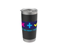 ¿Podemos comerciar con la ansiedad? Squishy Trading Cube Sugar Sand Gumdrop Vaso térmico de acero inoxidable de doble pared