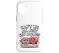 ¿Podemos Todos llevarnos Bien, Terapia Cerebral y cardíaca Carcasa para iPhone 16 Plus