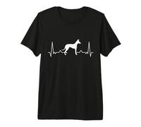 Podenco Canario Latido del corazón Sabueso ibicenco Galgo Camiseta Premium