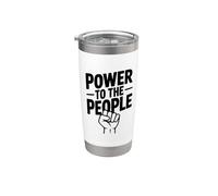 Poder al pueblo Espíritu de protesta revolucionaria Vaso térmico de acero inoxidable de doble pared