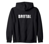 Poder Brutal, Crudo e Intenso Sudadera con Capucha