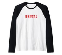 Poder Bruto Intenso y Brutal Camiseta Manga Raglan