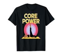 Poder Central Abdominales Yoga Pilates Control Cuerpo Camiseta