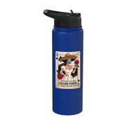 Poder Chicana: Poderoso, Misterioso, Audaz Stainless Steel Insulated Water Bottle