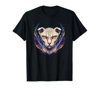 Poder del Aura Tribal de un Gran felino Salvaje, Pantera Blanca Camiseta