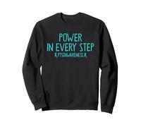 Poder en cada paso PTSDAwareness Veterano sobreviviente de trauma Sudadera