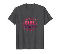 Poder Femenino: Empoderando la Fuerza y la Unidad Femeninas Camiseta, Hombre, Jaspeado Oscuro, L
