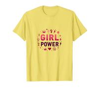 Poder Femenino: Empoderando la Fuerza y la Unidad Femeninas Camiseta, Hombre, Limón, XL