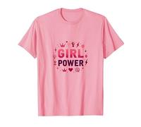 Poder Femenino: Empoderando la Fuerza y la Unidad Femeninas Camiseta, Hombre, Rosado, XXL