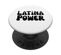 Poder Latina Mes de la Herencia Hispana Latina Divertido Groovy PopSockets PopGrip Adhesivo