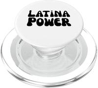 Poder Latina Mes de la Herencia Hispana Latina Divertido Groovy PopSockets PopGrip para MagSafe