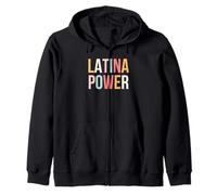 Poder Latina Mes de la Herencia Hispana Latina Orgullo Lindo Sudadera con Capucha