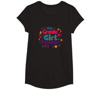 Poder para niñas de Cuarto Grado: empoderando a los jóvenes Estudiantes Camiseta, Niñas, Negro, XS