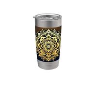 Poder personal del chakra del plexo solar Vaso térmico de acero inoxidable de doble pared