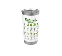 Poderes curativos de la naturaleza: plantas medicinales Vaso térmico de acero inoxidable de doble pared