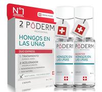 PODERM 2en1 Tratamiento Hongos en las Uñas de los Pies | Pack Duo - Sérum & Booster | Cuidado Potente y Rápido para Uñas Amarillas y Dañadas | 100% Natural - Desarrollado por una Podóloga en Suiza
