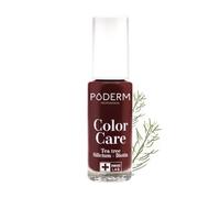Poderm Color Care Esmalte Uñas Rojo Negro 8ml