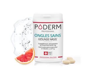 Poderm Complemento Alimenticio para Hongos en Las Uñas, 30 Comprimidos