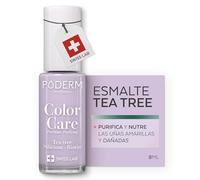 Poderm Esmalte Antimicótico para Uñas - Lila - 8 ml | Antifúngico con Tea Tree, Silicio y Biotina | Fortalece, Repara y Cubre las Uñas Amarillas y Dañadas | Creado por una Podóloga en Suiza