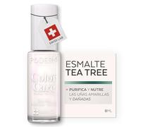 PODERM - ESMALTE DE UÑAS TEA TREE PARA HONGOS DE UÑAS - BLANCO PERLADO - TRATAR LAS UÑAS AMARILLAS/DAÑADAS - Previene HONGOS - CUIDADO 2 IN 1 - FÓRMULA ÚNICA - Hecho en Suiza