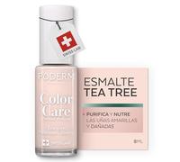PODERM - ESMALTE DE UÑAS TEA TREE PARA HONGOS DE UÑAS - COLOR ROSA PÁLIDO - TRATAR LAS UÑAS AMARILLAS/DAÑADAS - Previene y trata HONGOS - CUIDADO 2 IN 1 - FÓRMULA ÚNICA - Hecho en Suiza