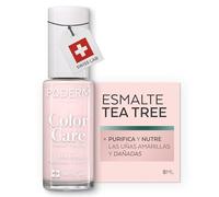 PODERM - ESMALTE DE UÑAS TEA TREE PARA HONGOS DE UÑAS - RUBOR NUDE - TRATAR LAS UÑAS AMARILLAS/DAÑADAS - Previene HONGOS - CUIDADO 2 IN 1 - FÓRMULA ÚNICA - Hecho en Suiza