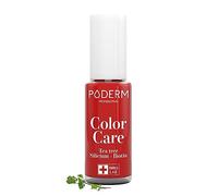 PODERM - ESMALTE DE UÑAS TEA TREE PARA HONGOS DE UÑAS - ROJO CEREZA - TRATAR LAS UÑAS AMARILLAS/DAÑADAS - Esmastas-cuidado - Previene y trata HONGOS - CUIDADO 2 IN 1 - FÓRMULA ÚNICA - Hecho en Suiza