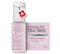 PODERM Esmalte Micosis Uñas - Swiss Made | Color Rosa Bebé - 8ML | Antifúngico con Tea Tree, Silicio y Biotina | Refuerza, Repara y Camufla las Uñas Amarillas y Dañadas | Creado por una Podóloga