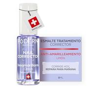 PODERM Esmalte Uñas Tratamiento Corrector & Perfeccionador - Anti-Amarilleo Limón | 8 ML - Restaura Claridad con Acabado Brillante para Uñas Amarillas y Manchadas | Desarrollado por Podólogo en Suiza